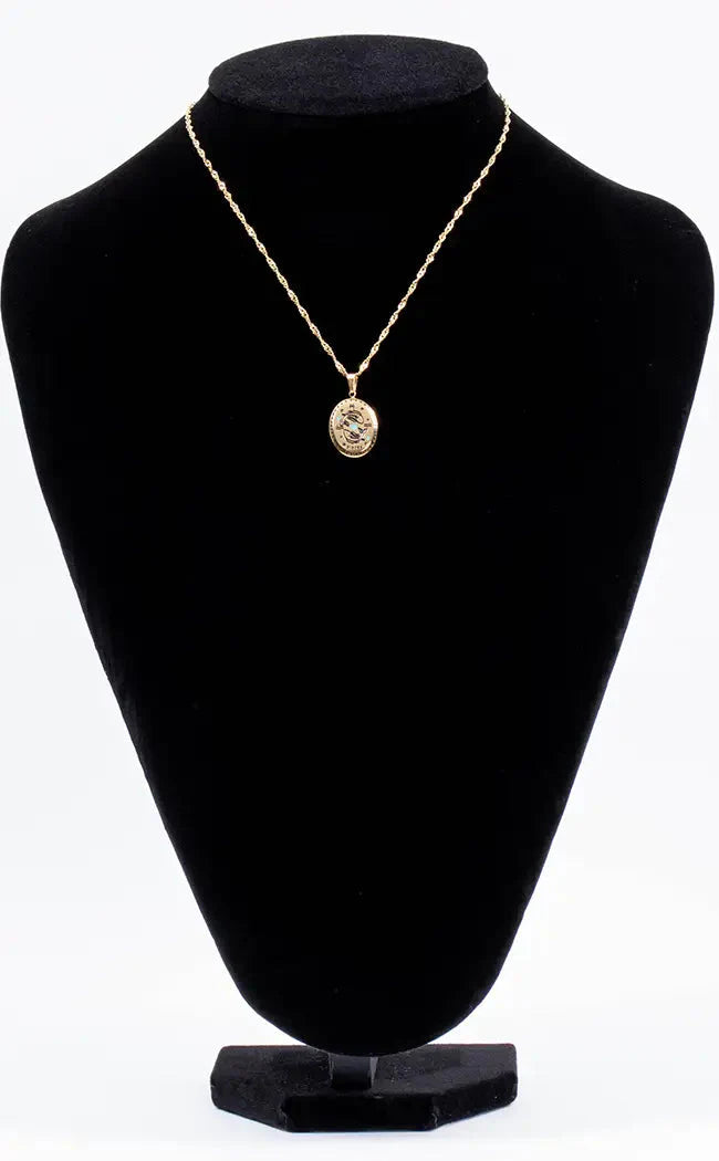 Pisces Necklace | 18K Gold