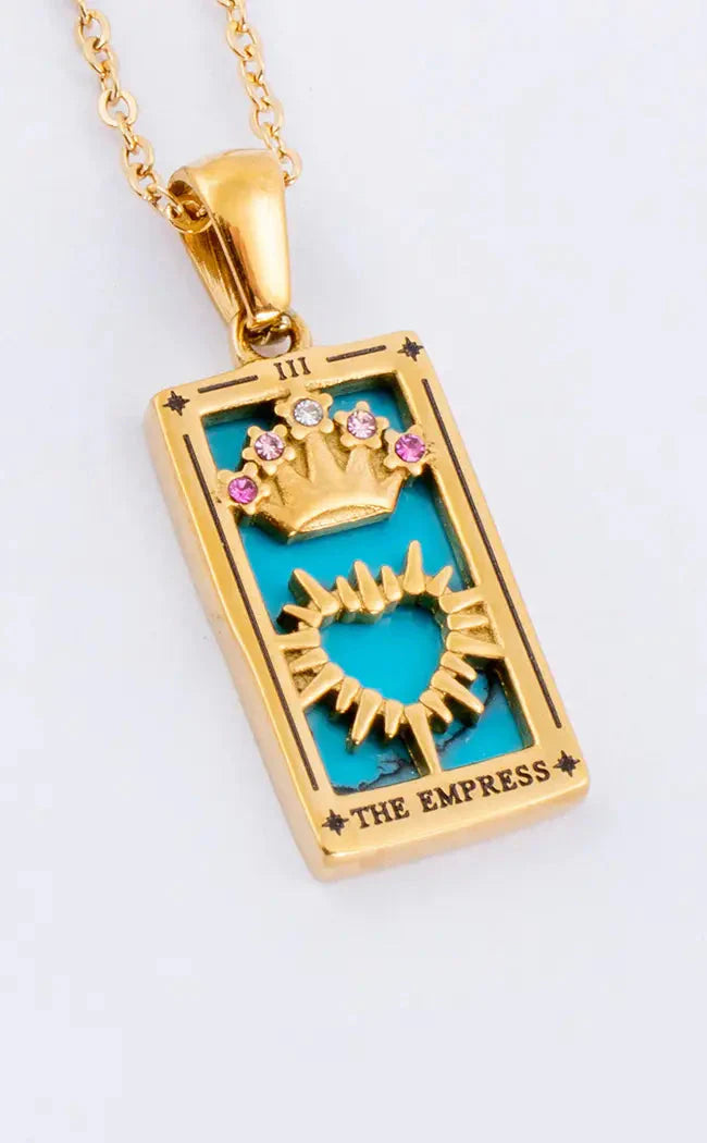 The Empress Tarot Necklace | 18K Gold