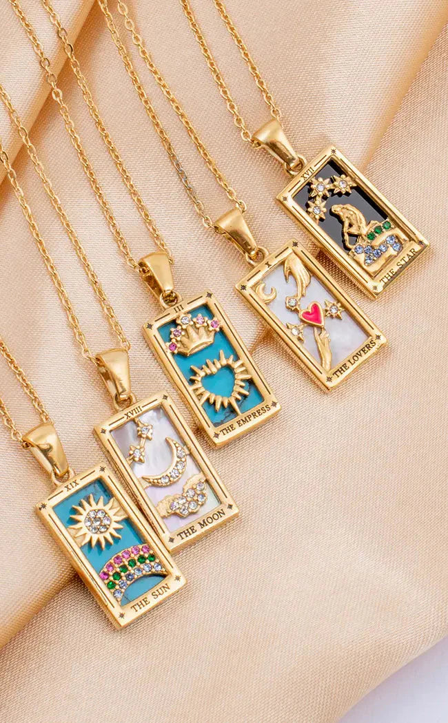 The Empress Tarot Necklace | 18K Gold