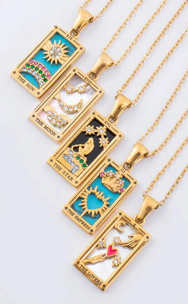 The Empress Tarot Necklace | 18K Gold