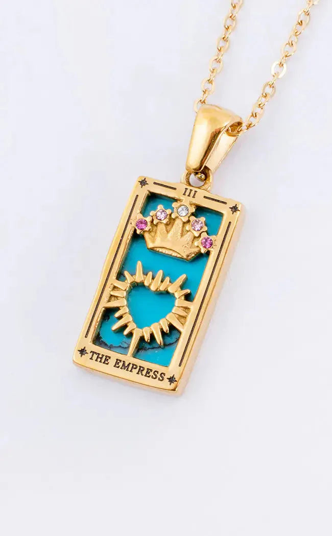 The Empress Tarot Necklace | 18K Gold