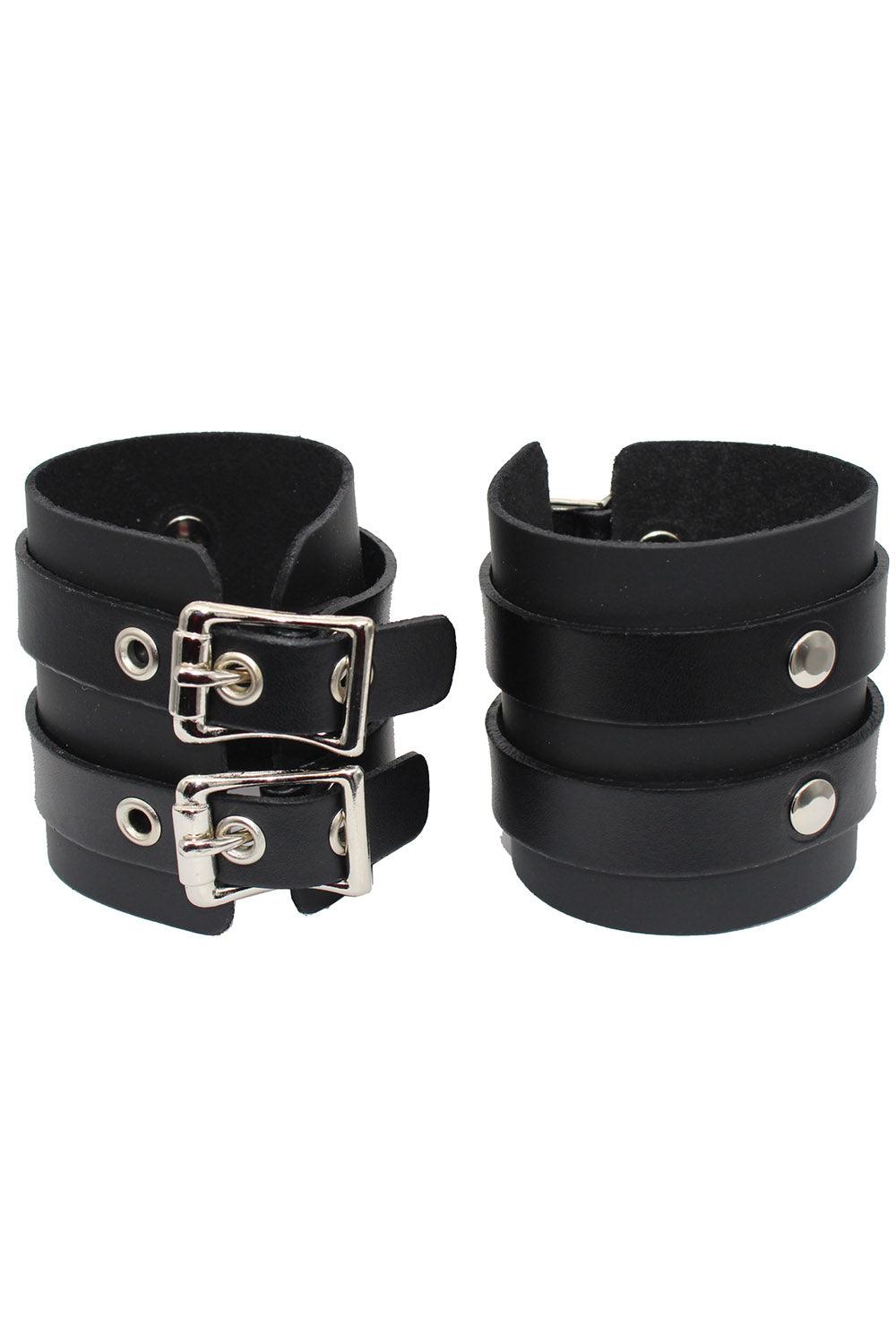 Black Buckled Bracelet