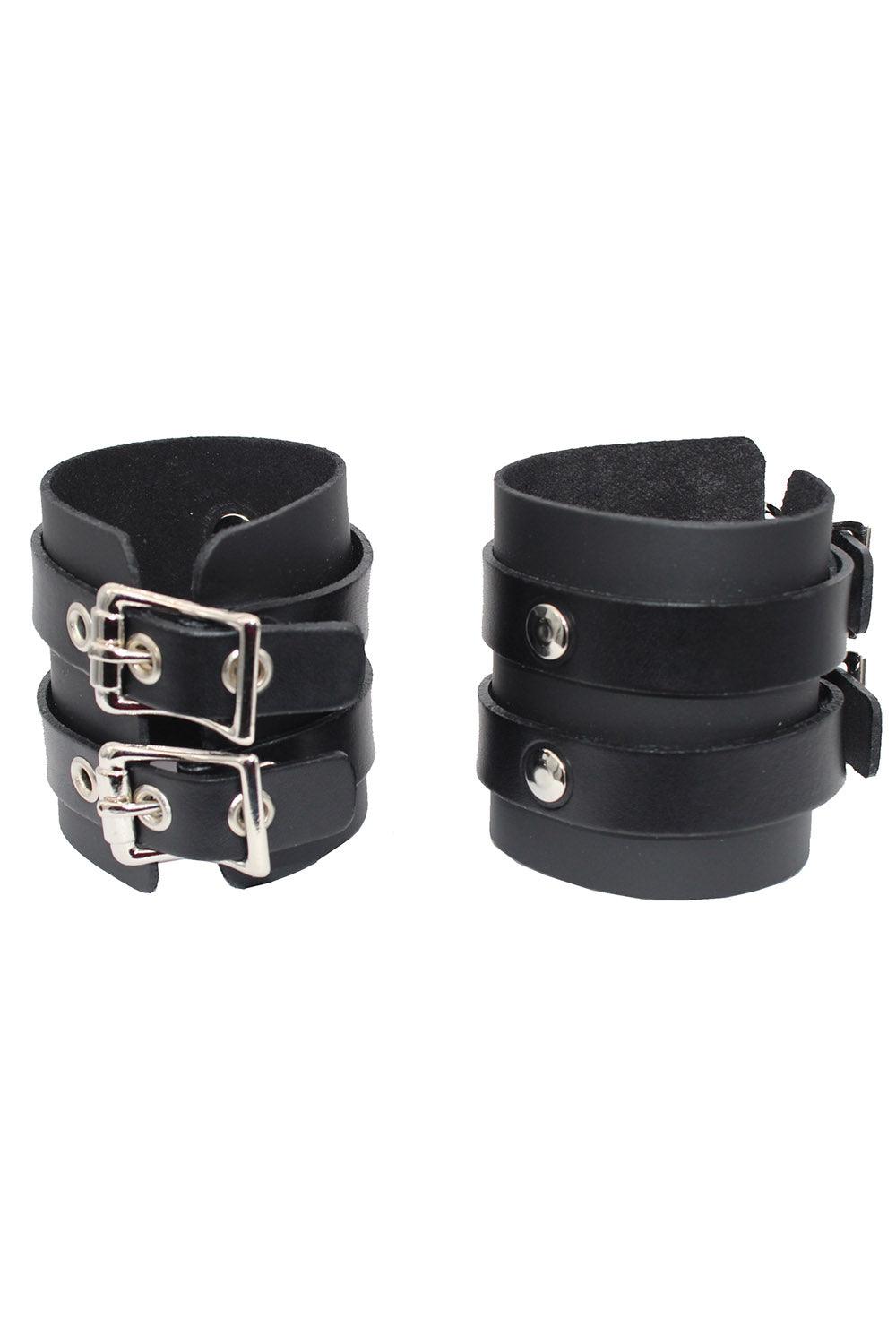 Black Buckled Bracelet