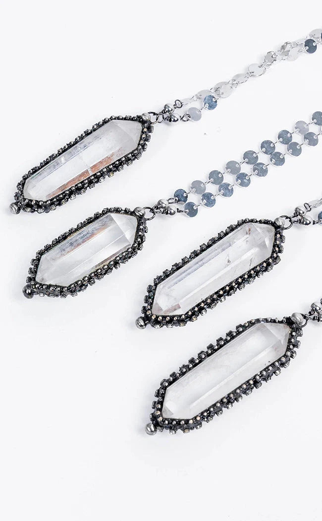 Clarity Clear Quartz Crystal Necklace