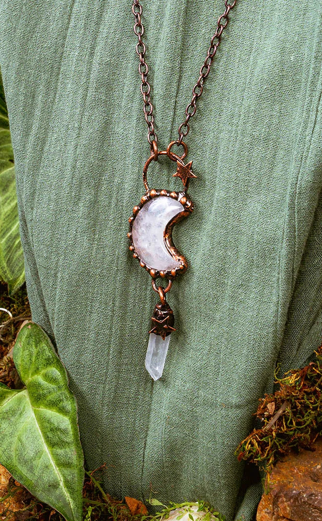 Selene Necklace | Clear Quartz