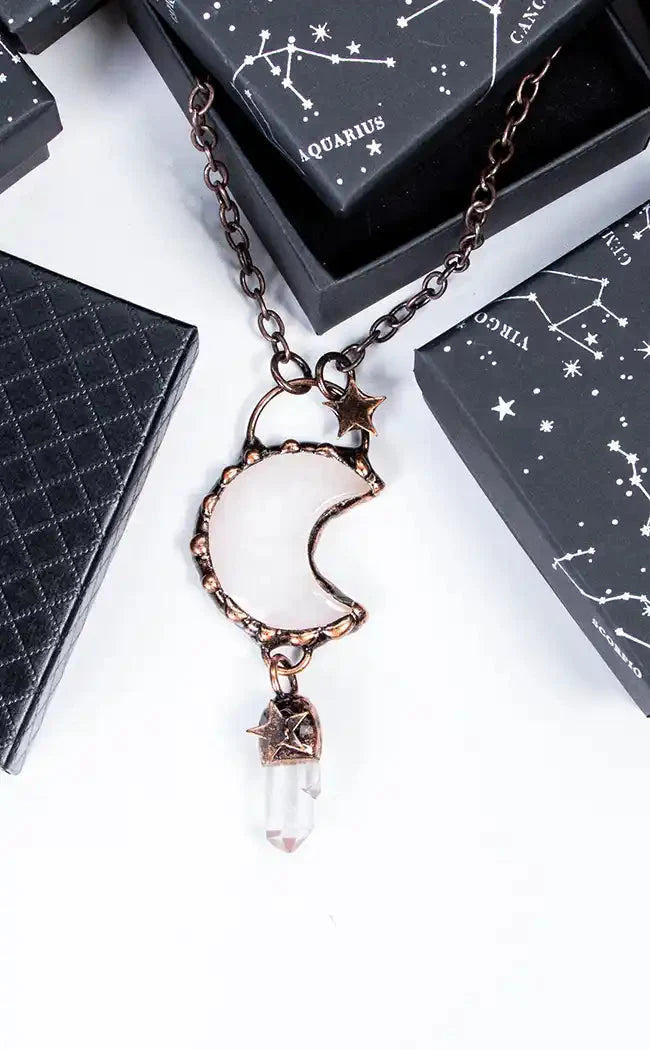 Selene Necklace | Clear Quartz