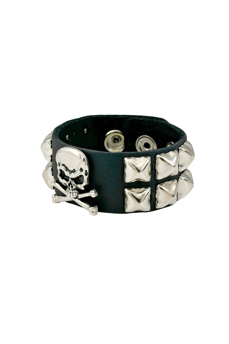 Studded Skull & Crossbones Bracelet