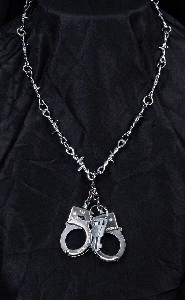 What's The Catch Handcuff Necklace