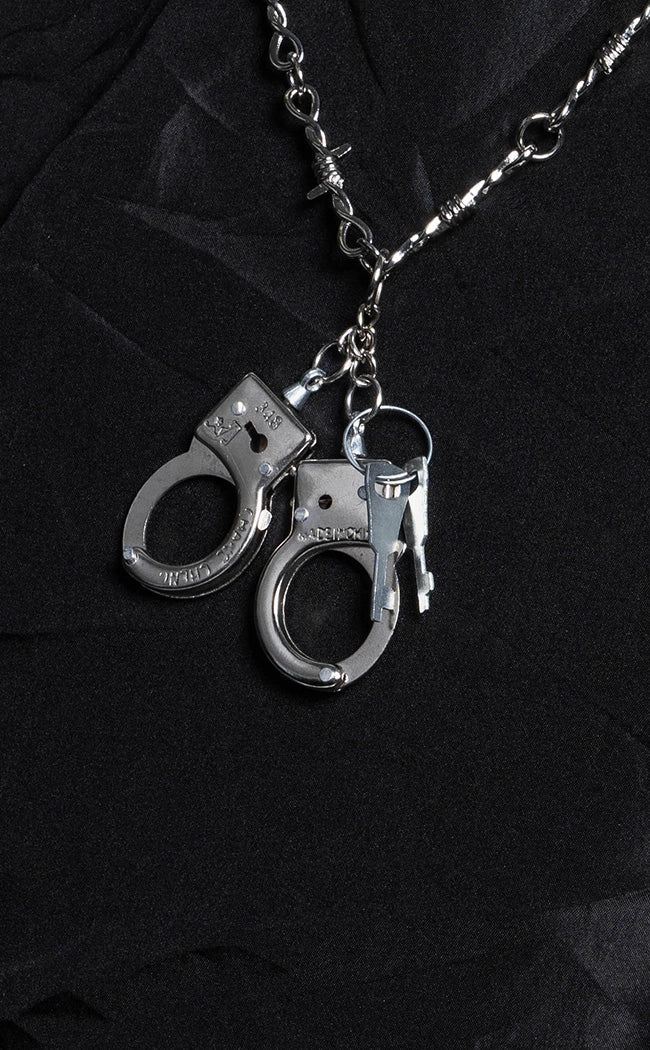 What's The Catch Handcuff Necklace